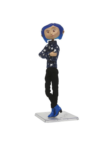 Figura neca coraline con jersey estrellas