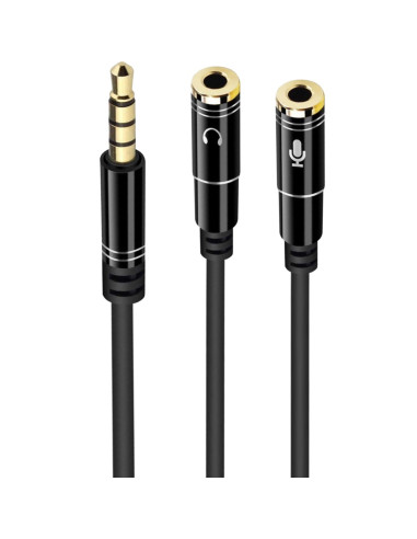 Cable adaptador audio ewent jack 3.5mm