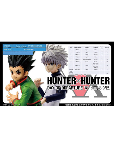 Ichiban kuji banpresto hunter x hunter