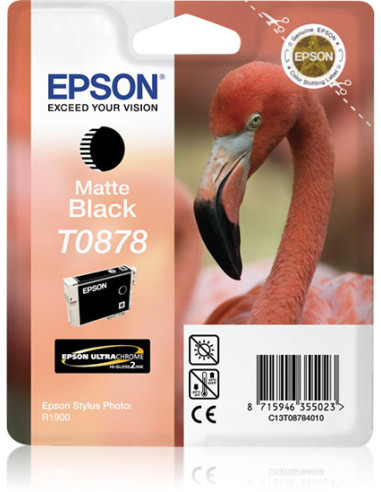 Cartucho tinta epson t087840 negro mate