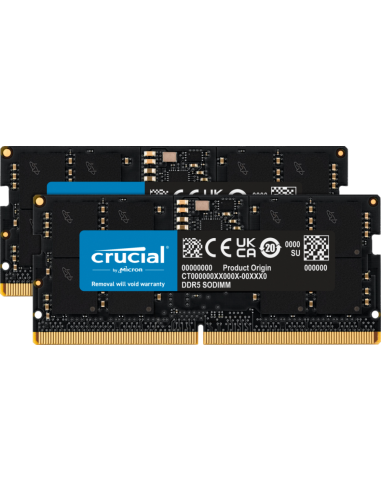 Memoria ram ddr5 32gb 2x16gb crucial