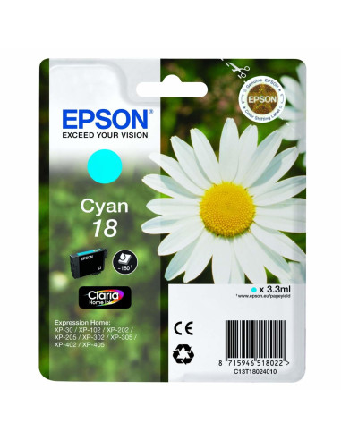 Cartucho tinta epson t180240 cian xp - 102