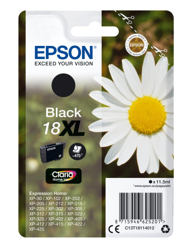 Cartucho tinta epson t181140 xl negro