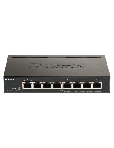 Switch d - link 8 puertos gestionable easysmart